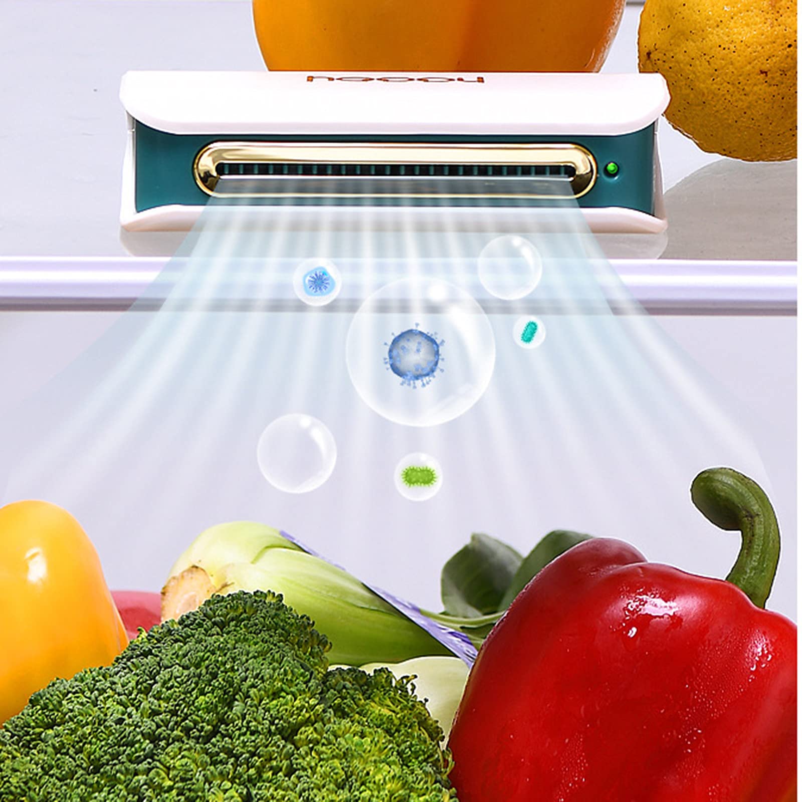 Ozone Refrigerator Purifier, Refrigerator Deodorizer, Kitchen Air